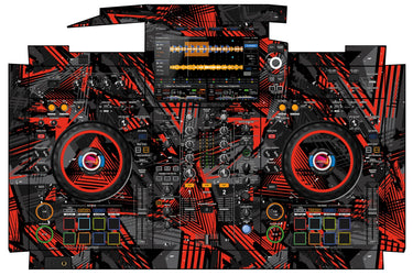 Pioneer DJ XDJ RX 3 Skin Ridge Red